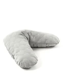 Ammepude, quiltet lys grå