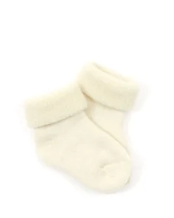 Ankelstrømpe uld, off. white