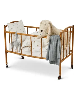 Babytæppe, fishbone strik