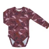 Body LS, safari rasberry, mørkerød