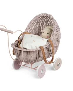 Dukkevogn naturflet, pudder