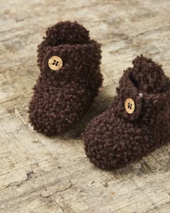Futter bouclé merino uld, brown