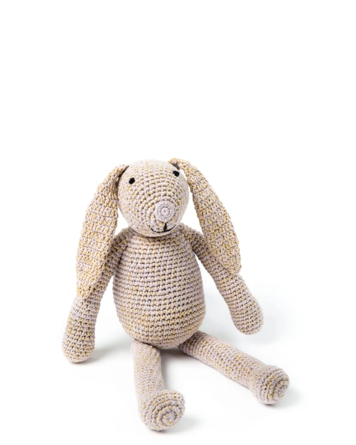 Kanin, sart rosa/ guld