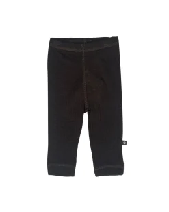 Legging, brown drop needle, merino uld