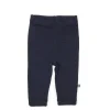 Legging, navy drop needle, merino uld