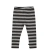 Leggings, stribet, grå/ antrazit