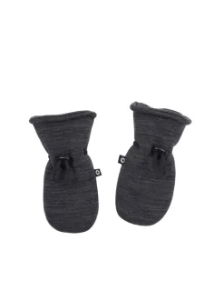 Luffer, mørkegrå melange