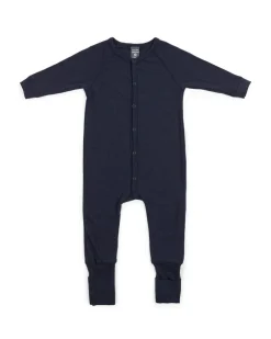 Natdragt, navy drop needle, merino uld