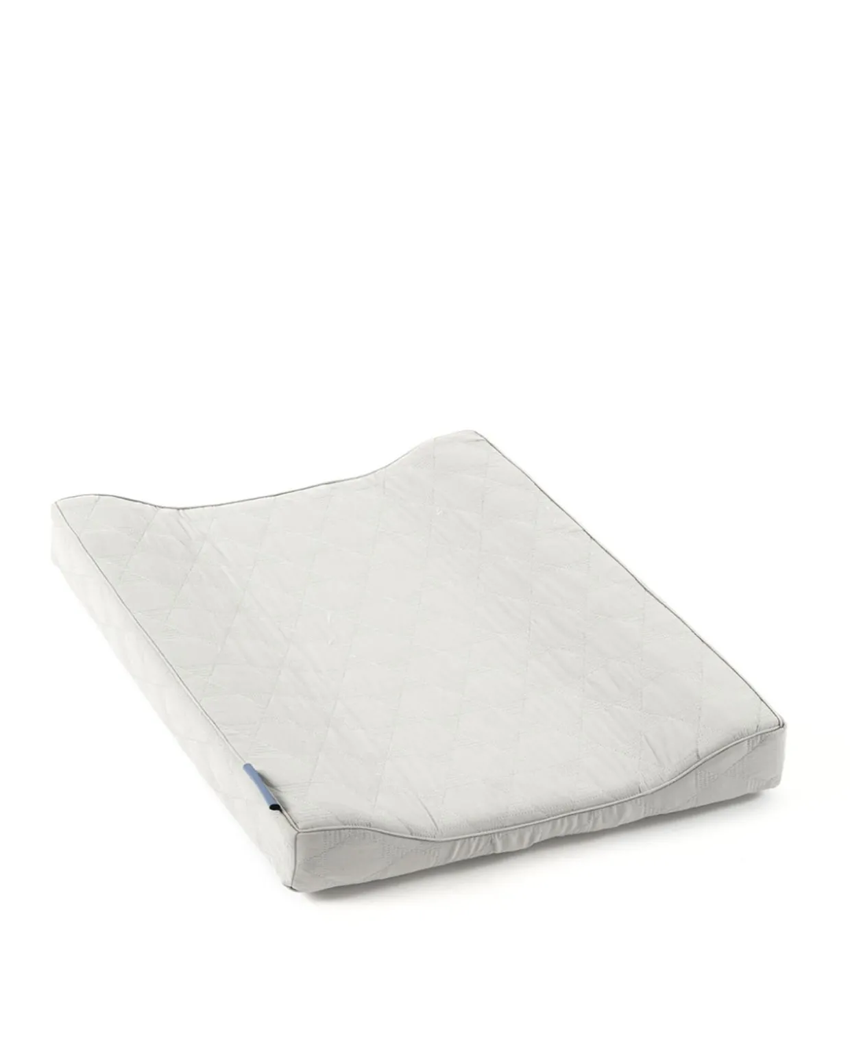 Puslepude, quiltet lys grå