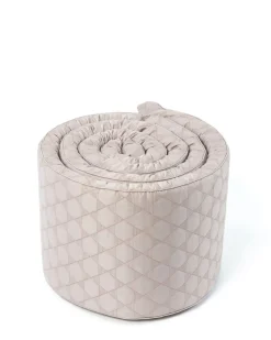 Sengerand, quiltet pudder