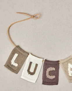 Strikket bogstav U, natur