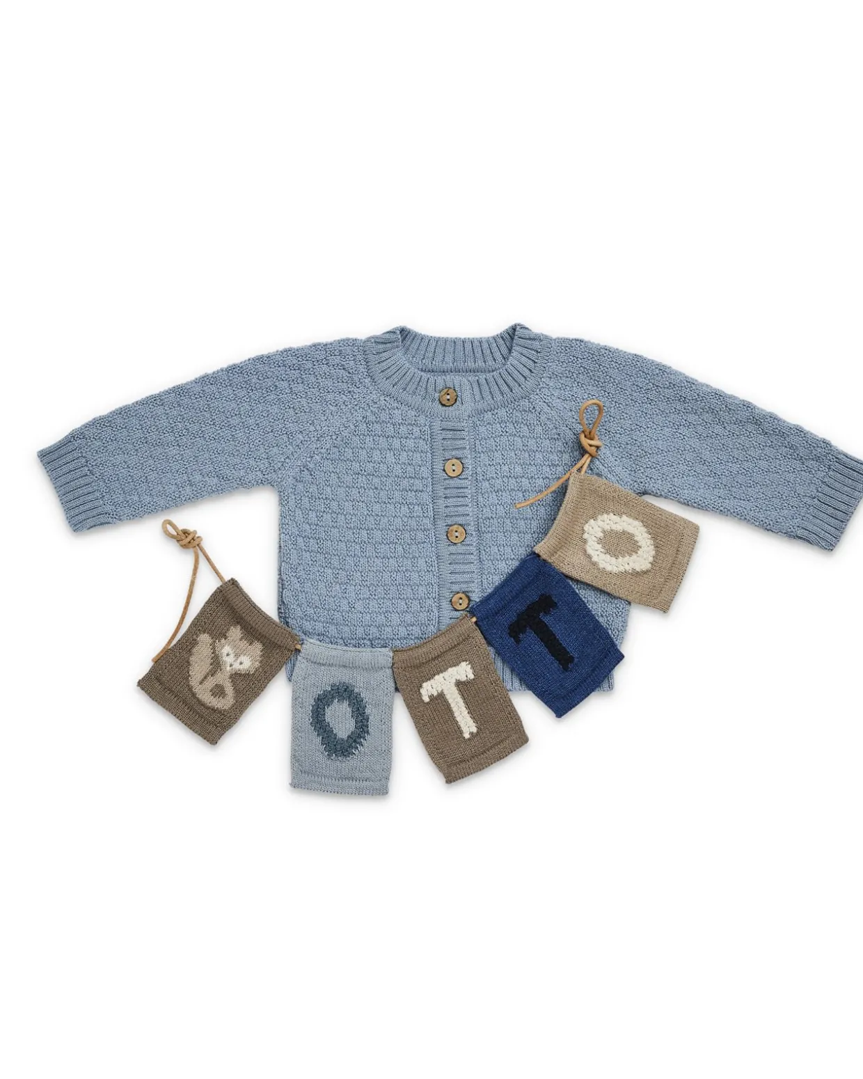 Strikket flag, ræv, natur