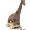 Træk dyr, giraf, strikket sand/ brun